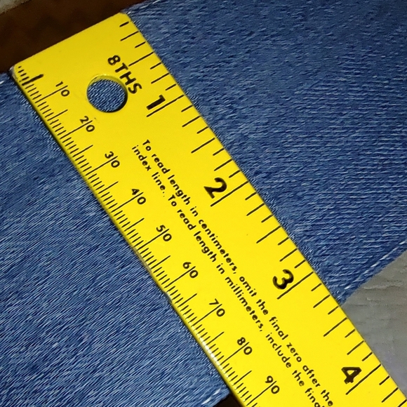 Antik Kraft Small Denim Colorblock Tote. - Picture 10 of 11